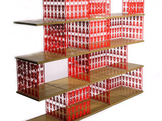 Desks and shelves, Egg Designs CC Egg Designs CC Modern living room آئرن / اسٹیل