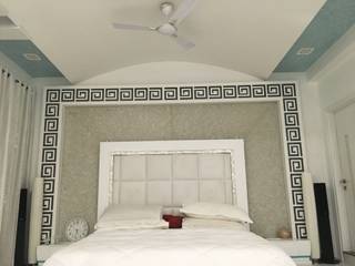 Interior Work of bedroom for Mr. Aryan Nagpal, SA Architects SA Architects Modern style bedroom Wood Wood effect