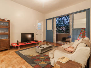 Apartamento no bairro Santo Antônio, Aptar Arquitetura Aptar Arquitetura Rustic style living room