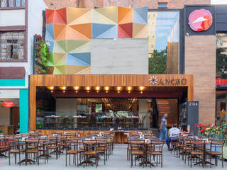 Restaurante no bairro Lourdes, Aptar Arquitetura Aptar Arquitetura Espaços comerciais Madeira Efeito de madeira