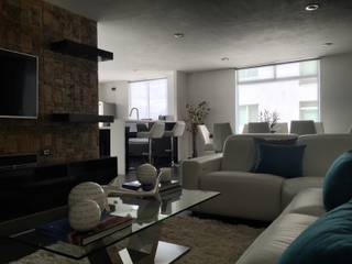 Remodelacion Departamento U , DL ARQUITECTURA DL ARQUITECTURA غرفة المعيشة