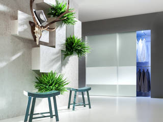 CREAMOS AMBIENTES, CARE MOBILIARIO MADRID,S.L. CARE MOBILIARIO MADRID,S.L. Vestidores de estilo moderno