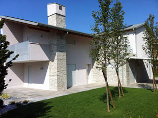 ZAT house - Edificio unifamiliare in legno strutturale x-lam, Mauro casarin Architetto Mauro casarin Architetto Дома в стиле модерн