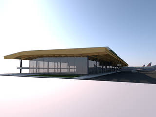 Terminal aéreo, Tarapoto, Perú (Propuesta), MG OPENBIM Consulting MG OPENBIM Consulting Espacios comerciales