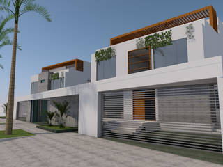 Condominio, La Alameda de La Planicie, La Molina, Lima, MG OPENBIM Consulting MG OPENBIM Consulting Modern houses