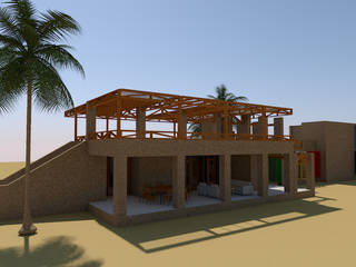 Casa de Campo, Lunahuaná, Cañete, Lima, MG OPENBIM Consulting MG OPENBIM Consulting Casas de estilo rural