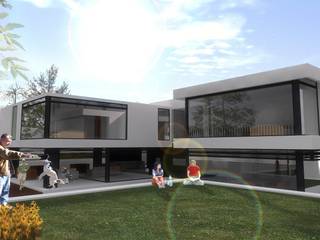 El Velero 340, Las Lagunas, La Molina, Lima, MG OPENBIM Consulting MG OPENBIM Consulting Casas modernas: Ideas, diseños y decoración