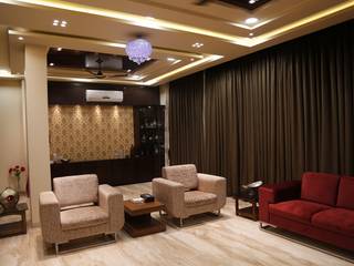 Singh Bunglow - Kalyan, Aesthetica Aesthetica Modern Living Room