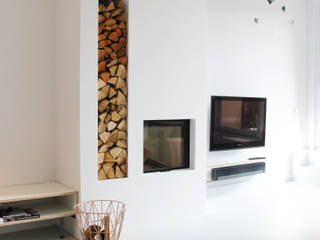 Woonhuis Rotterdam, Nya Interieurontwerp Nya Interieurontwerp Living roomFireplaces & accessories