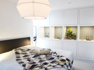Zolderverdieping Delfgauw, Nya Interieurontwerp Nya Interieurontwerp Scandinavian style bedroom