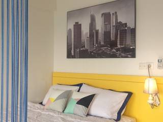 Studio Apartment - Park View Condominium Depok, RANAH RANAH Bedroom Yellow