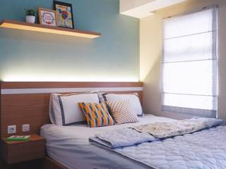 Studio Apartment - Margonda Residence 2, RANAH RANAH Modern style bedroom Multicolored