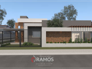 Residencia M, Studio Alessandro Ramos Arquitetura Studio Alessandro Ramos Arquitetura Будинки