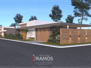 Residencia em Ponta Porã, MS, Studio Alessandro Ramos Arquitetura Studio Alessandro Ramos Arquitetura Будинки