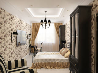 Пламя страсти, Дизайнер Светлана Юркова Дизайнер Светлана Юркова Classic style bedroom