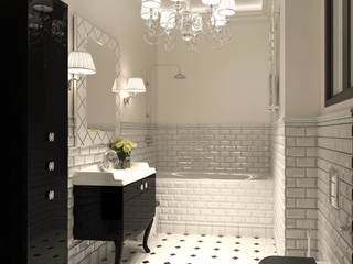 Этюд в розовых тонах, Дизайнер Светлана Юркова Дизайнер Светлана Юркова Classic style bathrooms