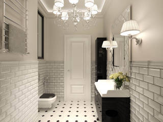 Этюд в розовых тонах, Дизайнер Светлана Юркова Дизайнер Светлана Юркова Classic style bathrooms