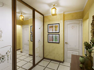 Под солнцем Тосканы, Дизайнер Светлана Юркова Дизайнер Светлана Юркова Modern corridor, hallway & stairs