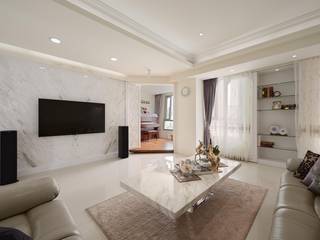善用線條與比例 營造新古典的清、靜、美, 趙玲室內設計 趙玲室內設計 Classic style living room