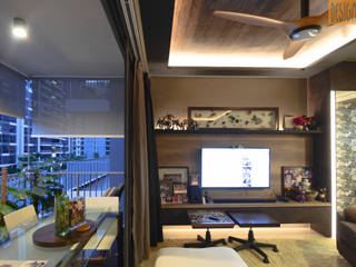 Sembawang EC Renovation, Designer House Designer House Living room Plywood Brown
