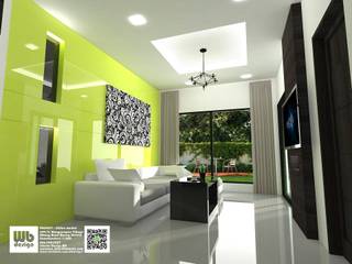 home office, Interior Design WB Interior Design WB Interior garden Synthetic Brown Interior landscaping