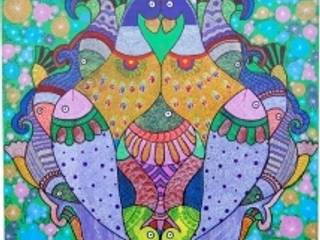 Pick Tempting “Colorful World” Traditional Painting from Indian Art Ideas!, Indian Art Ideas Indian Art Ideas Інші кімнати