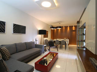 APARTAMENTO PRADO, Mutabile Arquitetura Mutabile Arquitetura Ruang Keluarga Modern