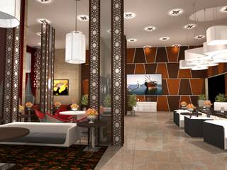 Five star hotel lobby, Gurooji Designs Gurooji Designs Commercial spaces
