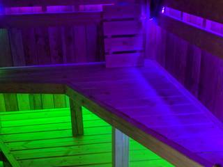 Individuelle Sauna-Beleuchtung, Elektriker Rothgaenger Elektriker Rothgaenger Spa eclécticos
