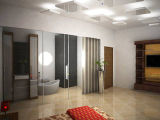 Laurel Interiors, Gurooji Designs Gurooji Designs Phòng ngủ phong cách hiện đại