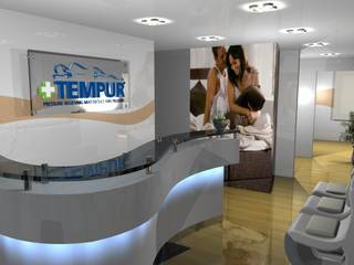 Tempur Showroom, Gurooji Designs Gurooji Designs Gewerbeflächen