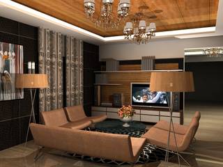 Shakib Villa Interior, Gurooji Designs Gurooji Designs Klassische Wohnzimmer