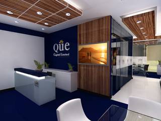 QUE Capital Office, Gurooji Designs Gurooji Designs Commercial spaces