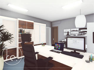 Comercial | Escritório de contabilidade, R.E. Projetos R.E. Projetos Study/office MDF