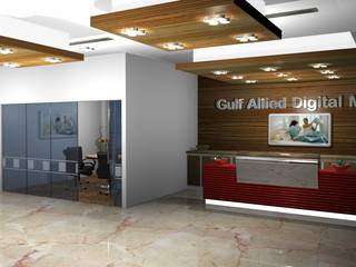Dubai Allied Digital Media Office, Gurooji Designs Gurooji Designs Gewerbeflächen
