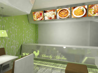 Crunchy Chicken, Gurooji Designs Gurooji Designs Commercial spaces