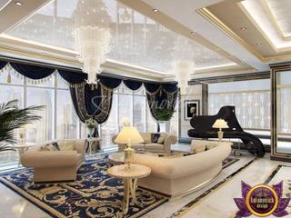 ​ Penthouse design Dubai by Katrina Antonovich, Luxury Antonovich Design Luxury Antonovich Design Modern Living Room
