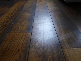 Flooring, Style Within Style Within Paredes y suelos de estilo moderno Madera Acabado en madera