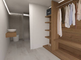 MONOLOCALE CON SOPPALCO, Giemmecontract srl. Giemmecontract srl. Minimalist Banyo