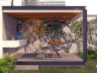 TERRAZA CASA CM, deFORMA arquitectura deFORMA arquitectura Balcones y terrazas modernos