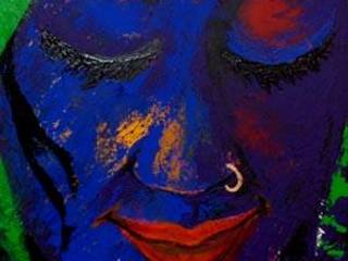 Pick Alluring “My monaliza” Abstract Painting from Indian Art Ideas! , Indian Art Ideas Indian Art Ideas Інші кімнати