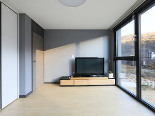 양평 지음재 , 공감로하 건축사사무소 공감로하 건축사사무소 Modern living room