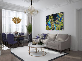 Парижский шик, Инна Азорская Инна Азорская Classic style living room
