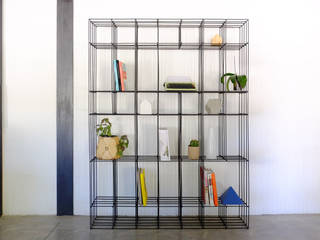 Libreria Book Cast , Mezzo Atelier Mezzo Atelier Salones minimalistas Hierro/Acero