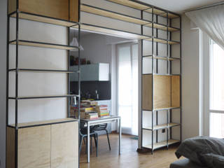 Libreria 3M, Mezzo Atelier Mezzo Atelier Industriële woonkamers Hout Hout