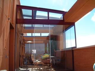 Cerramiento de aluminio en Madrid - 2, Fraimar Aluminios S.L. Fraimar Aluminios S.L. 露臺 鋁箔/鋅