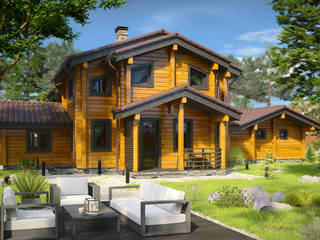 Растущий дом Palermo, Amber Haus Amber Haus บ้านและที่อยู่อาศัย ไม้ Wood effect