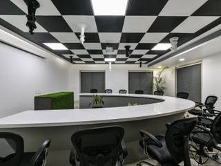 Office Project, Bilaspur, ES Designs ES Designs Modern Study Room and Home Office