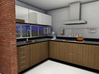 Cozinha compacta rústica, Studio² Studio² Nowoczesna kuchnia