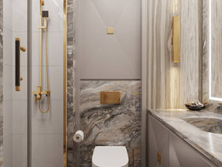 Квартира Останкино. Санузел, Diana Tarakanova Design Diana Tarakanova Design Classic style bathroom